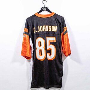 Cincinnati Bengals Chad Johnson Jersey Large Ocho Cinco Reebok NFL #85 Football